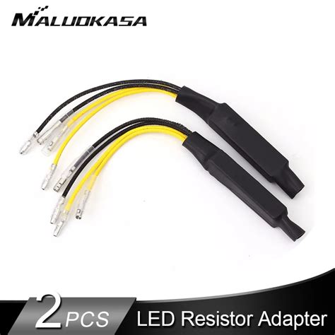 Pcs Motorcycle Flasher Led Turn Signal Indicator Resistor Adapter V