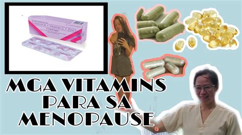 Ano Anu Ang Mga Vitamins Para Sa Menopause Rosemed Vlogs Youtube