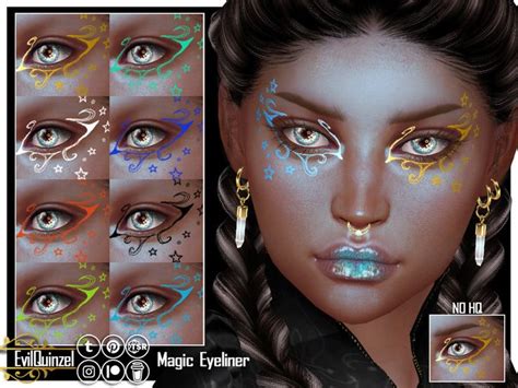 EvilQuinzel S Magic Eyeliner In 2024 Sims 4 Cc Makeup Tumblr Sims 4