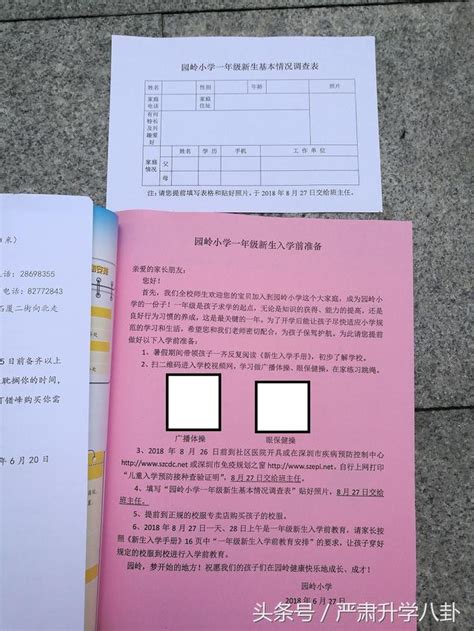 深圳小一入學通知書紛紛亮相！園嶺小學的新生家長感動哭了！ 每日頭條