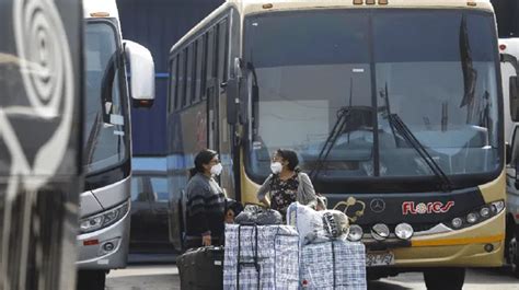 Mtc Pasajeros De Viajes Terrestre Y A Reo Podr N Movilizarse Durante