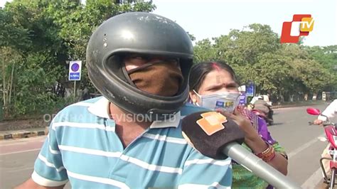 Pillion Riders Spotted Without Helmets In Bhubaneswar Youtube