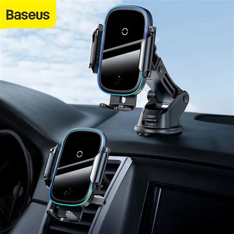 Baseus Car Phone Holder W Qi Car Wireless Charger Dual Mode