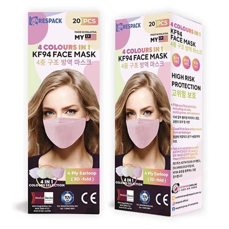 Respack KF94 Face Mask 20 S 4 In 1 Color Series Royal Nova Series