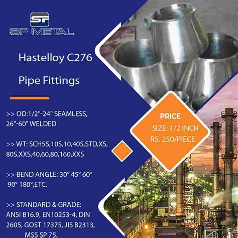 Hastelloy C Pipe Fittings B Uns N Elbow Tee Manufacturer