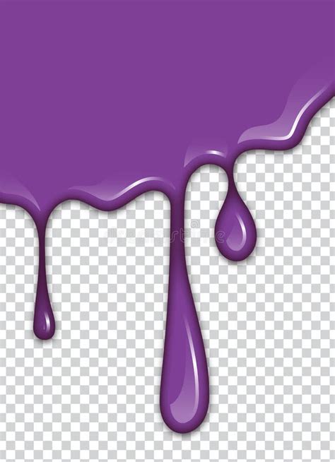 Vector Purple Splash With Transparency Background Stock Vector