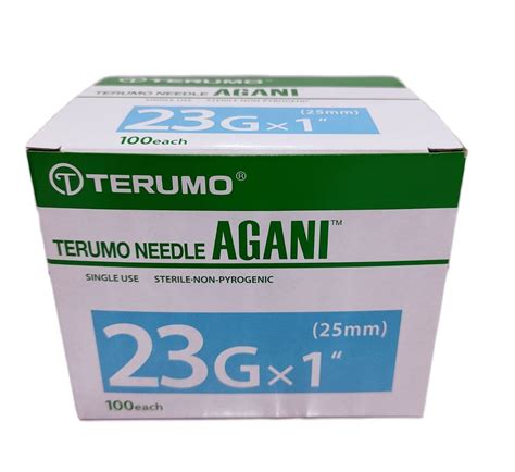 Terumo Needle AGANI 23G X 1 25mm 100 S Box Lazada PH