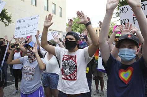 Jericho March Protest Calls For Change Outside Of San Antonios Law