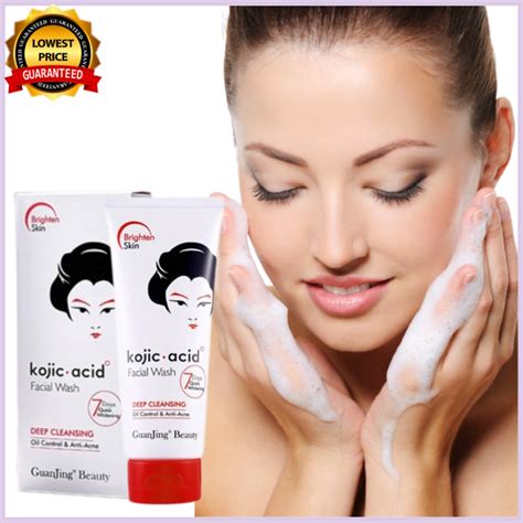 Guanjing Kojic Acid Face Cleanser Deep Cleansing Anti Acne Deep