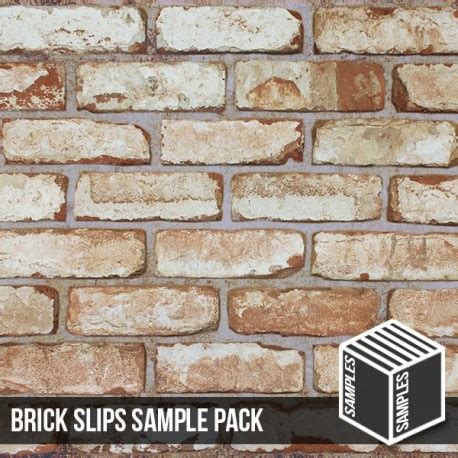 Olde Victorian Reclaimed White Brick Slips Samples