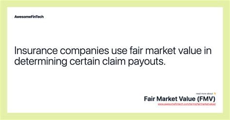 Fair Market Value Fmv Awesomefintech Blog