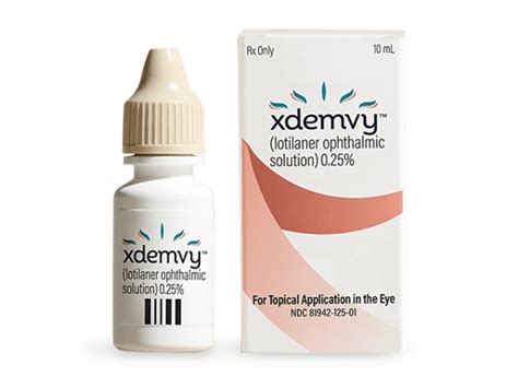 Xdemvy Eye Drops Dosage Guide