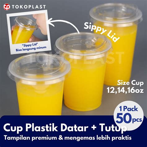 Jual Cup Plastik Minuman Kekinian Gelas Cup Minuman Kekinian Oz