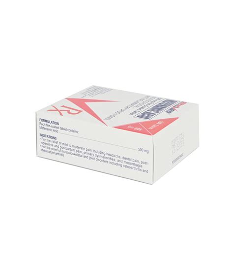 RX RITEMED MEFENAMIC ACID 500MG TABLET