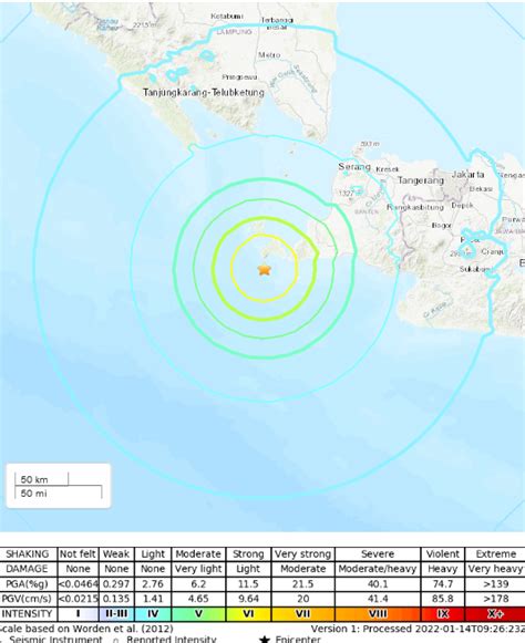 Fortissima Scossa Di Terremoto Di Mw Nella Zona Dellisola Di Java