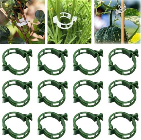 Secured Plastic Plant Clip Plant Support Clips Reusable