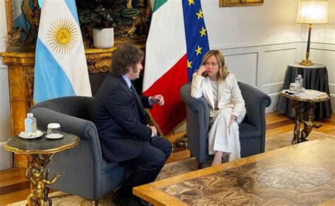 Javier Milei Se Reuni Con El Presidente De Italia Sergio Mattarella