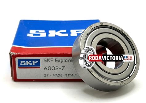 SKF 6002 Z Deep Groove Ball Bearing Metal Shielded 15x32x9 Mm