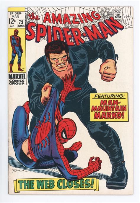 Amazing Spider Man 73 FN 1st Appearance Of Silvermane Androids