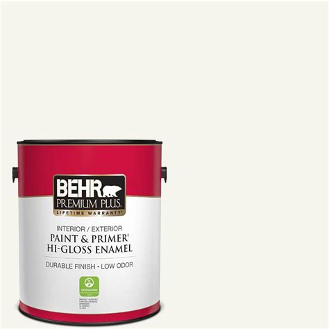 Behr Premium Plus Gal Polar Bear Hi Gloss Enamel Interior