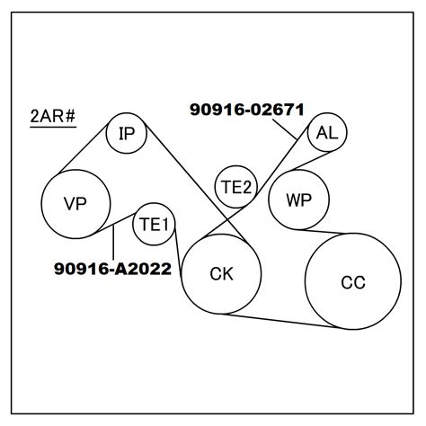 Toyota Camry Belt Diagram