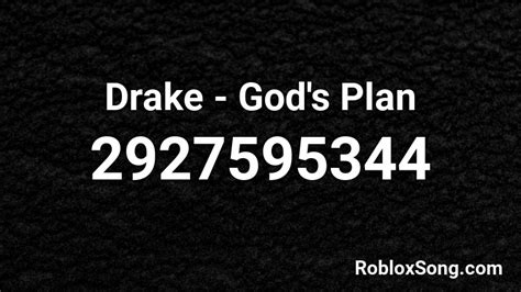 Drake Gods Plan Roblox Id Roblox Music Codes