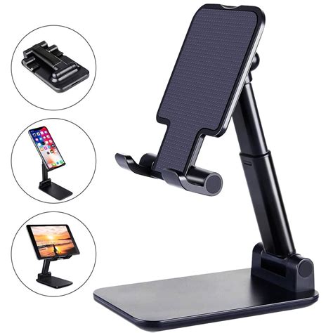 Suporte do telefone de mesa dobrável para iphone 13 pro max ipad