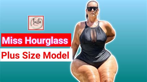 Miss Hourglass American Plus Size Model Curvy Fashion Model