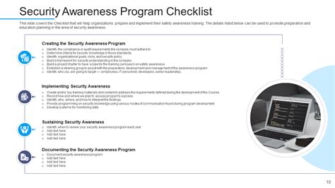 Security Awareness Program Template