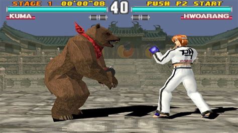 Tekken 3 PS1 Play As Kuma YouTube