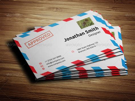 Envelope Style Business Card 33 Print Templates Graphicriver