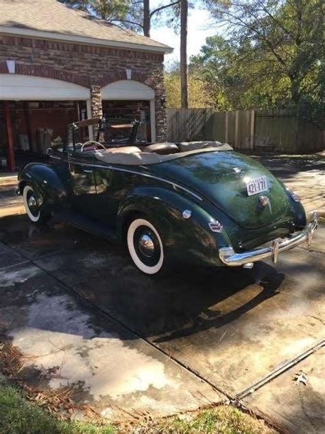 1940 Ford Deluxe 221ci Flathead V8 3 Speed Manual Rwd Chrome Trimmed Texas For Sale