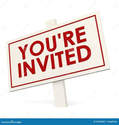 You are invited clipart