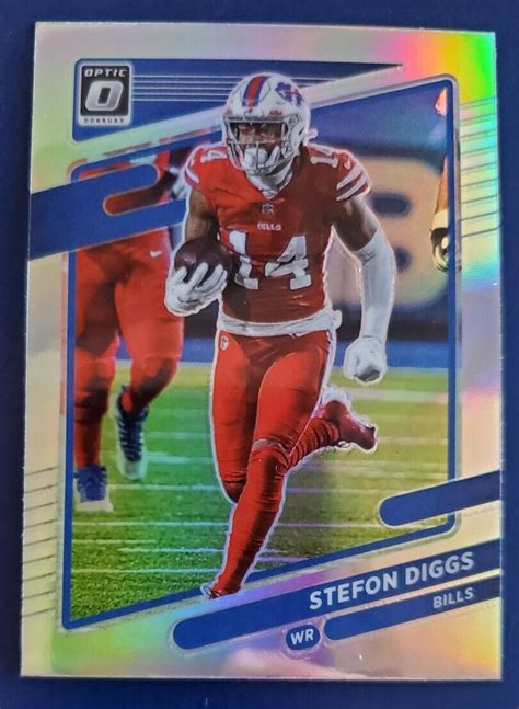 2021 Donruss Optic Stefon Diggs Buffalo Bills Silver Holo Prizm 51 EBay