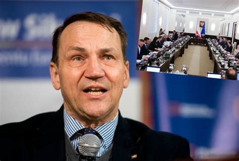 Sikorski ostro o zdjęciu Kaczyńskiego Nie jest z nim tak dobrze