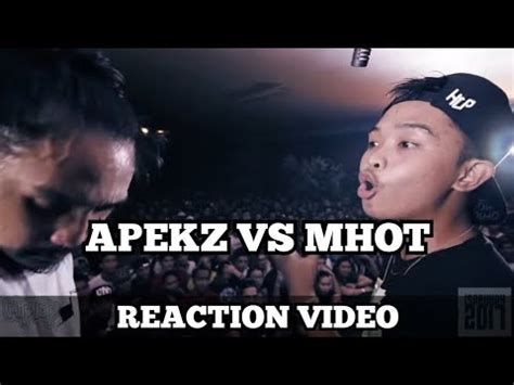 FlipTop Apekz Vs Mhot PRODUCER REACTION YouTube