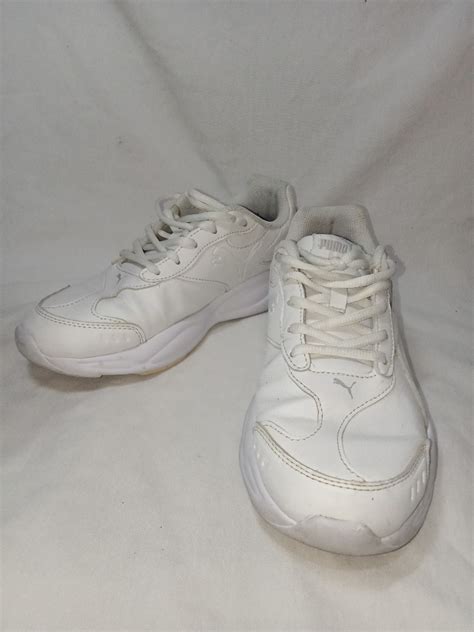 Puma White Shoes on Carousell