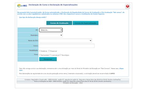 Mec Passa A Emitir Declara Es De Regularidade De Forma Eletr Nica