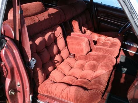 Chrysler New Yorker Burgundy Burgundy Classic Car Interior