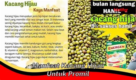 Temukan Manfaat Tersembunyi Kacang Hijau Untuk Promil Biotifor