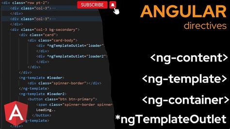 Angular Ng Content Ng Container Ng Template And NgTemplateOutlet