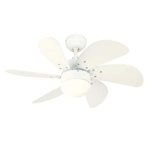 Westinghouse Turbo Swirl 30 In Led White Ceiling Fan With Light Kit