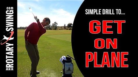 How To Fix Your Golf Swing Plane Simple Drill Youtube