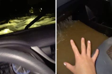 This Tiktok Of A Teen Driving In A Flash Flood Is Terrifying