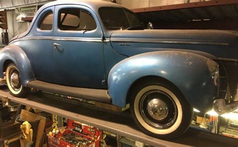 Original Barn Find 1940 Ford De Luxe Coupe Barn Finds