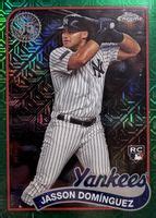 Jasson Dominguez Topps Silver Pack T C Chrome Promo