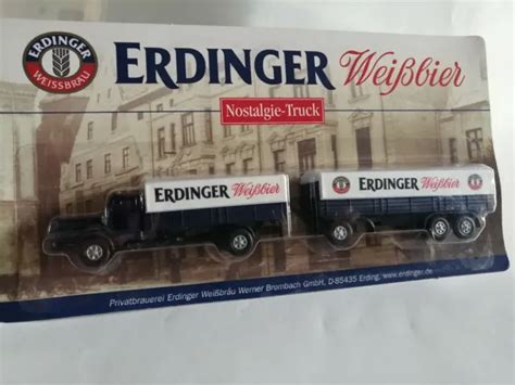 B Ssing Nostalgie Truck Modell Lkw H Ngerzug Erdinger Wei Bier Eur