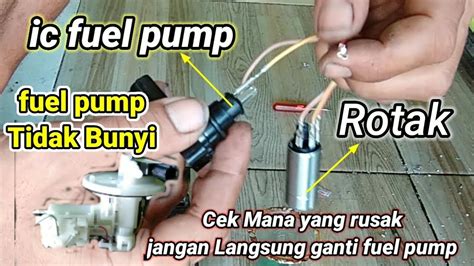 Belajar Memeriksa IC Fuel Pump Motor Yamaha Mio J 44 OFF