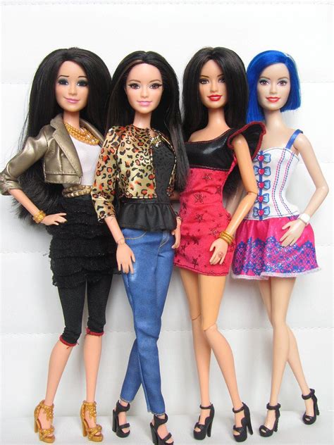 Raquelle Dolls Comparison Leopard Print Jacket Barbie Life Mattel