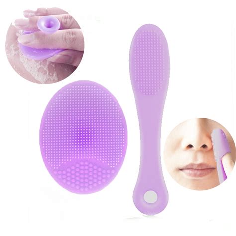 Brosse En Silicone Manuel Nettoyage De Visage Et Gommage Gel Nettoyant